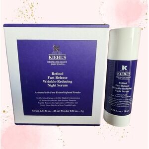 *NIB* Kiehl's Retinol Fast Release Wrinkle Reducing Night Serum 0.94oz